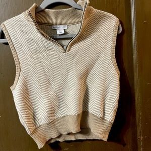 Knit sweater vest